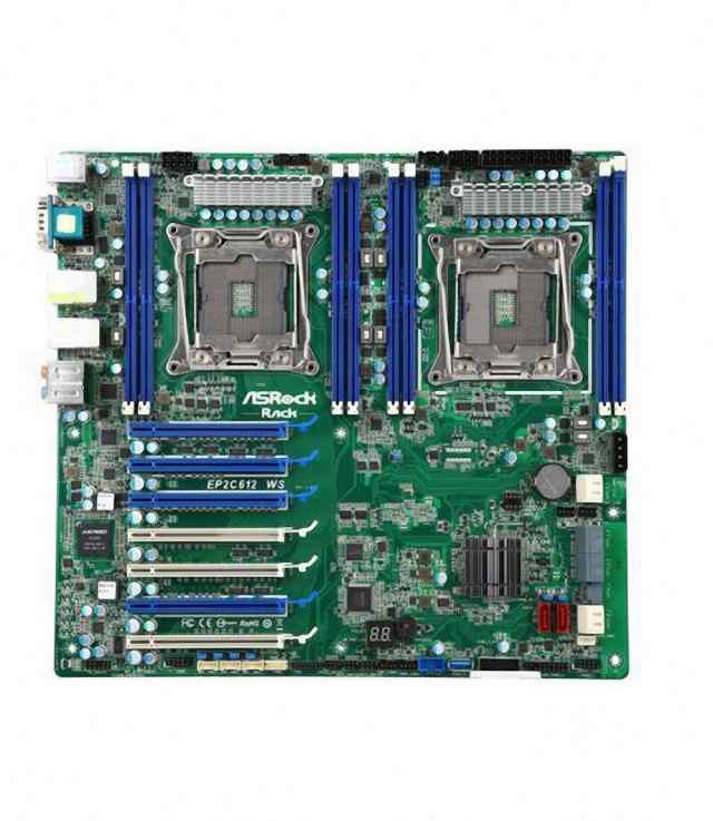 ASRock Rack EP2C612 WS SSI EEB Server Motherboard Dual Socket LGA 2011 R3 Intel C612 中古の通販は