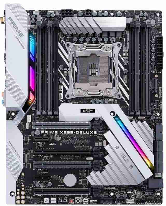 ASUS Prime X299-Deluxe LGA 2066 Intel X299 SATA 6Gb/s USB 3.1 ATX Intel Motherboard 中古