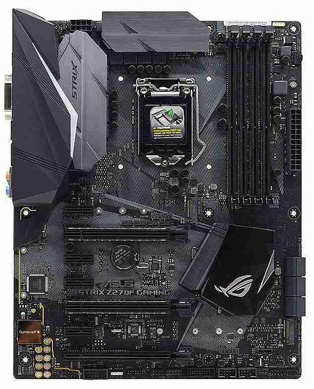 ASUS ROG STRIX Z270F GAMING Z270 1151 ATX GAMING M.2 RGB Motherboard 中古