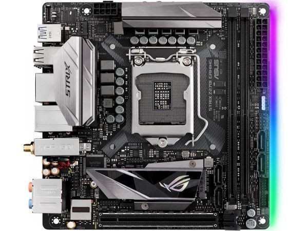 ASUS ROG STRIX Z270I GAMING LGA 1151 Intel Z270 HDMI SATA 6Gb/s USB 3.0 Mini ITX Motherboard 中古