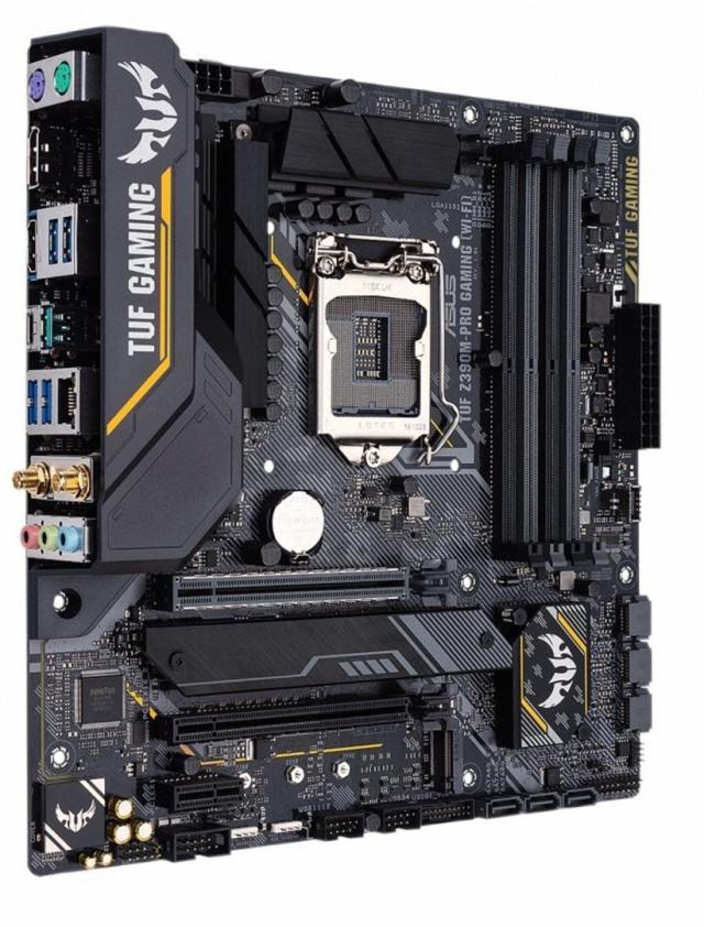 ASUS TUF Z390M-PRO GAMING (Wi-Fi) LGA1151 DDR4 DP HDMI M.2 Z390 Micro ATX Motherboard 中古