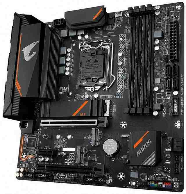 GIGABYTE B460M AORUS PRO LGA 1200 Intel B460 Micro-ATX with Dual M.2 SATA 6Gb/s USB 3.2 Gen 1 Motherboard 中古