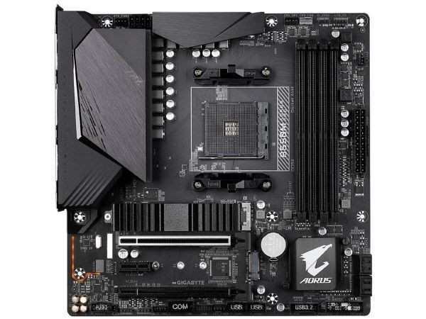 GIGABYTE B550M AORUS PRO AM4 AMD B550 Micro-ATX Motherboard with Dual M.2 SATA 6Gb/s USB 3.2 Gen 2 PCIe 4.0 中古