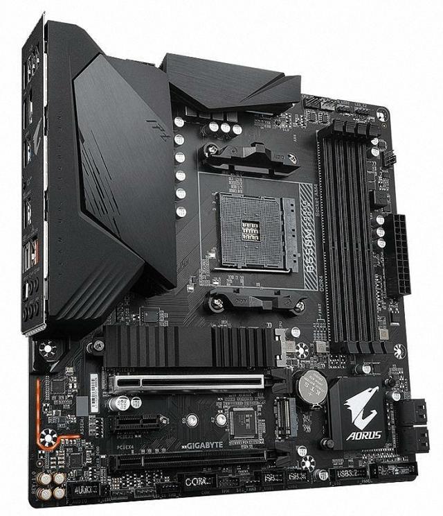 GIGABYTE B550M AORUS PRO-P AM4 AMD B550 SATA 6Gb/s Micro ATX AMD Motherboard 中古_1