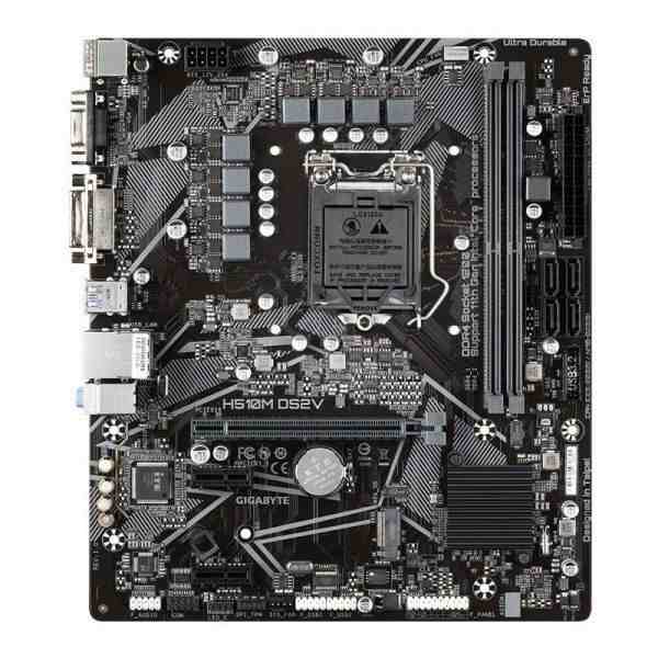 GIGABYTE H510M DS2V Intel H510M Ultra Durable PCIe 4.0* Design Realtek 8118 GAMING LAN Motherboard