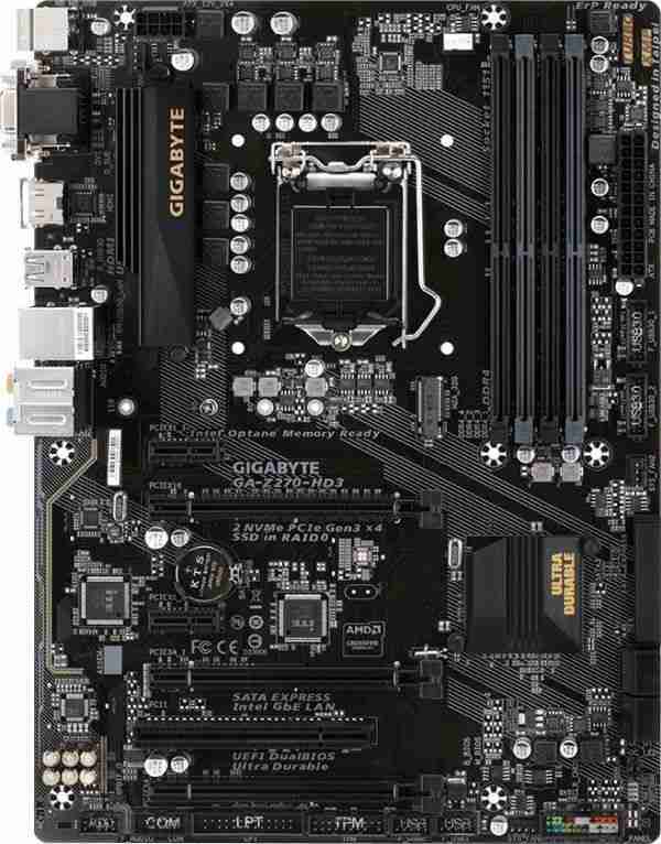 GIGABYTE Z270-HD3 (rev. 1.0) LGA 1151 Intel Z270 HDMI SATA 6Gb/s USB 3.1  ATX Motherboard 中古｜au PAY マーケット