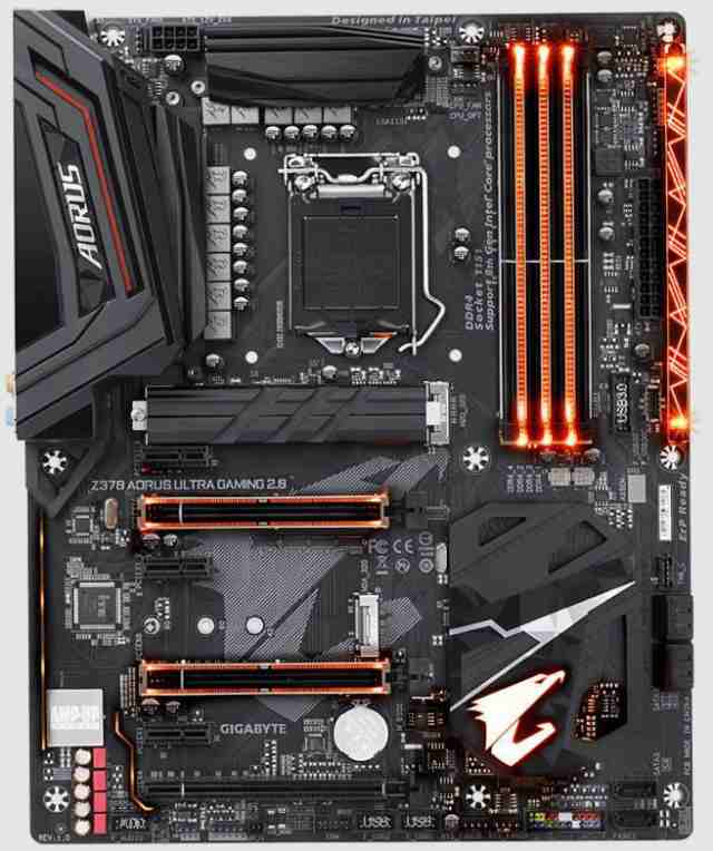 GIGABYTE Z370 AORUS ULTRA GAMING 2.0 (rev.1.0) LGA 1151 Intel Z370 HDMI SATA 6Gb/s USB 3.1 ATX Intel Motherboard 中古