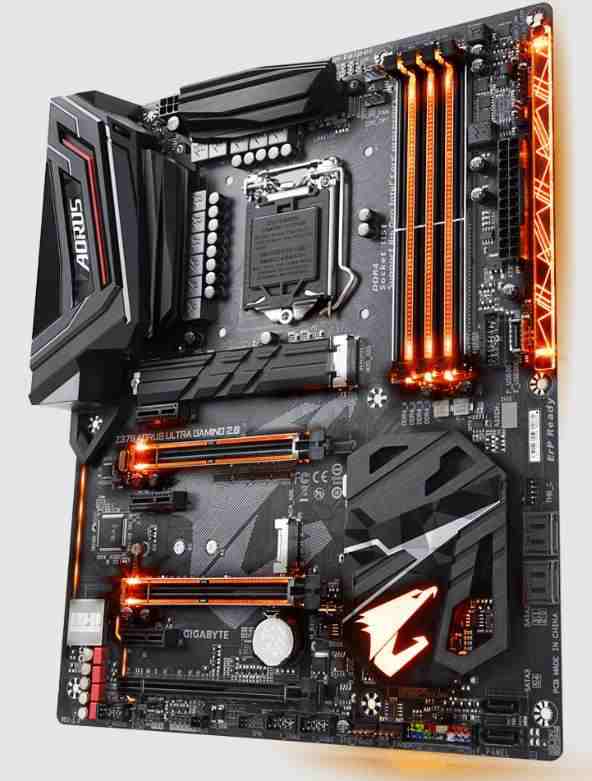 GIGABYTE Z370 AORUS ULTRA GAMING 2.0 (rev.1.0) LGA 1151 Intel Z370 HDMI SATA 6Gb/s USB 3.1 ATX Intel Motherboard 中古