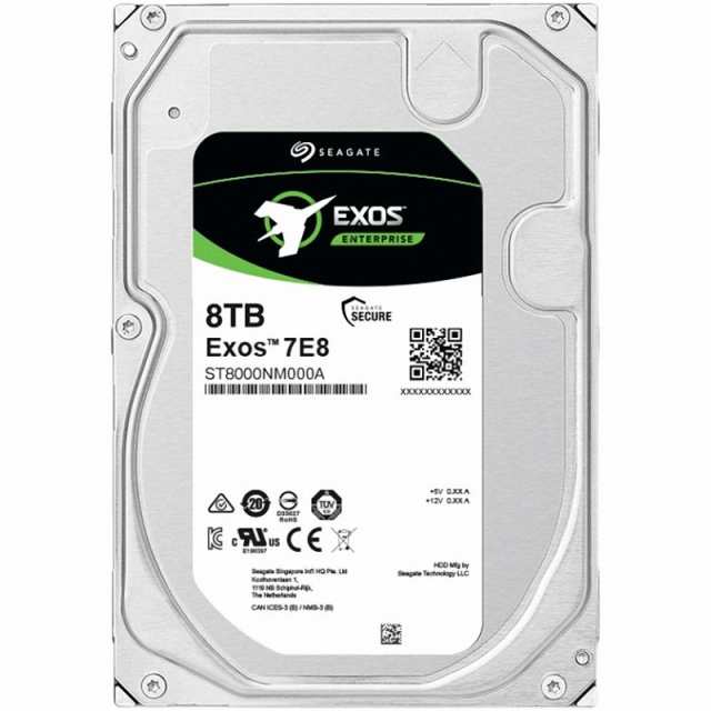 HDD SEAGATE ST8000NM000A 8TB 3.5インチ 7200rpm 6Gb/s SATA3 SATA 中古