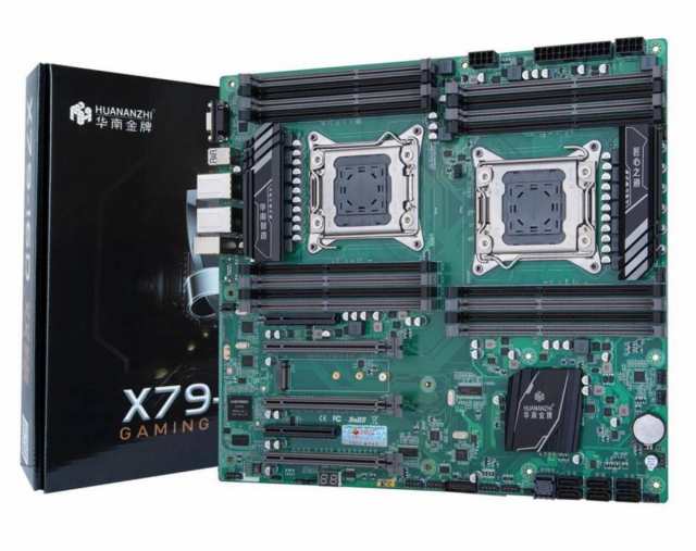 HUANANZHI X79-16D X79 Motherboard Intel Dual CPU LGA 2011 REG ECC DDR3 1333 1600 1866MHz SATA3 USB3.0 E-ATX