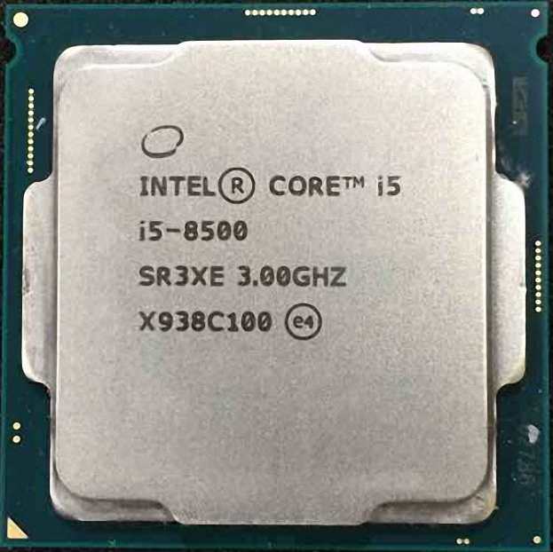 Intel Core i5-8500 SR3XE 6C 3GHz 9MB 65W LGA1151 CL8068403612509 中古
