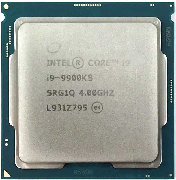 Intel Core i9-9900KS SRG1Q 8C 4GHz 16MB 127W LGA1151 中古 - 中古 ...