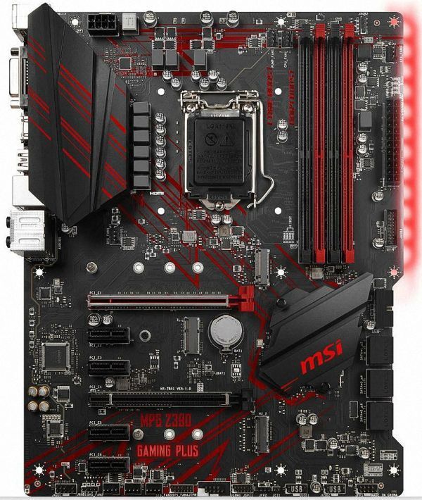 MSI MPG Z390 GAMING PLUS LGA 1151 (300 Series) Intel Z390 SATA 6Gb 