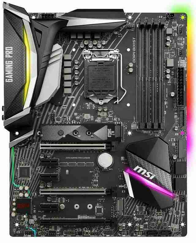 MSI Z370 GAMING PRO CARBON AC LGA 1151 (300 Series) Intel Z370 HDMI SATA 6Gb/s USB 3.1 ATX Intel Motherboard 中古