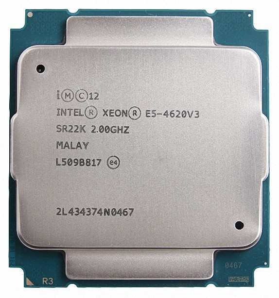 2個セット Intel Xeon E5-1680 v3 SR20H 8C 3.2GHz 注し 20MB 140W LGA2011-3 DDR4-2133  中古