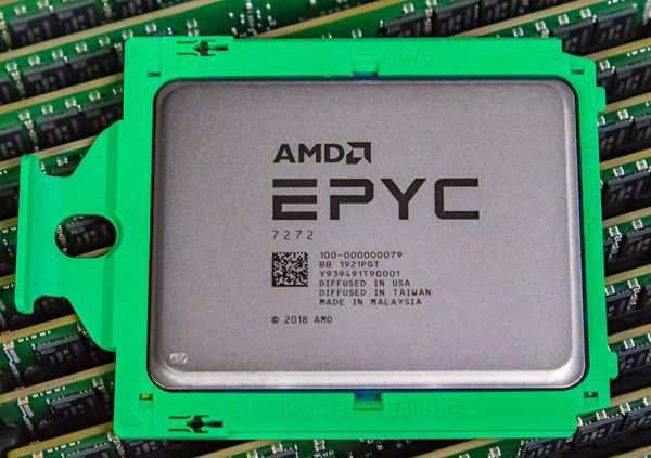 AMD EPYC 7272 12C 2.9GHz 3.2GHz 64MB Socket SP3 2P 120W 中古