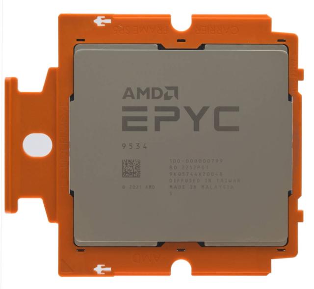 AMD EPYC 9534 64C 2.45GHz 3.7GHz 256MB SP5 280W 中古