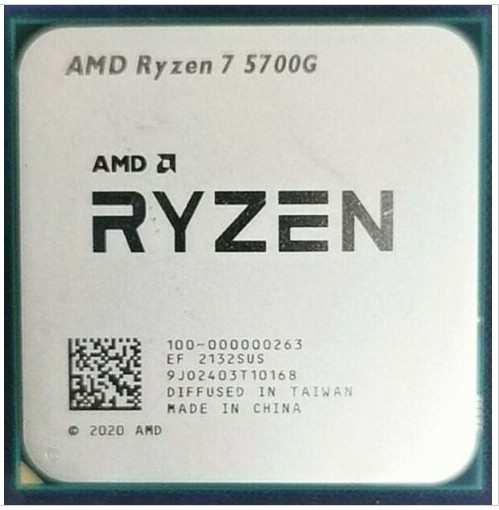 AMD Ryzen 5700G 8C 3.8GHz 16MB AM4 DDR4-3200 65W 中古