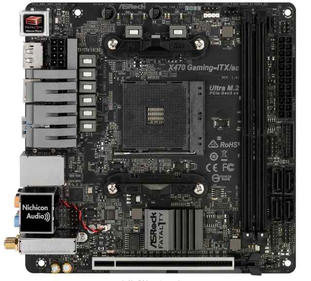 ASRock Fatal1ty X470 Gaming-ITX/ac AM4 AMD Ryzen 3000 Series CPU Ready Mini ITX AMD Motherboard 中古