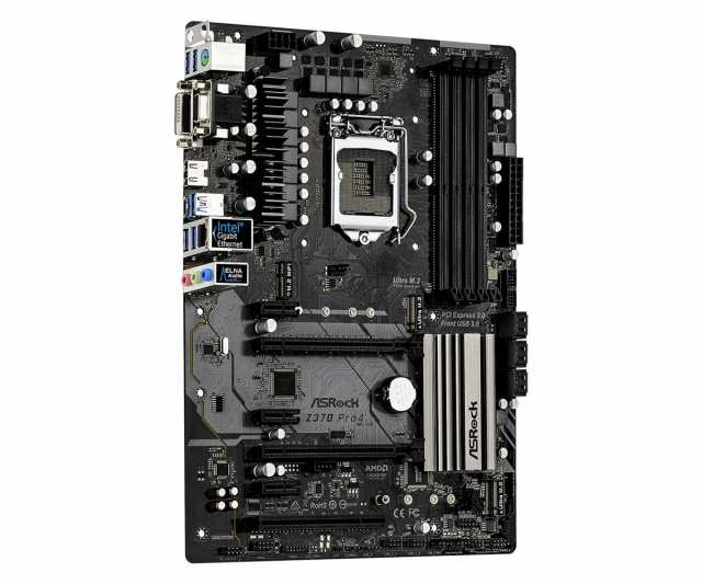 ASRock Z370 Pro4 LGA 1151 300 Series Intel Z370 HDMI SATA