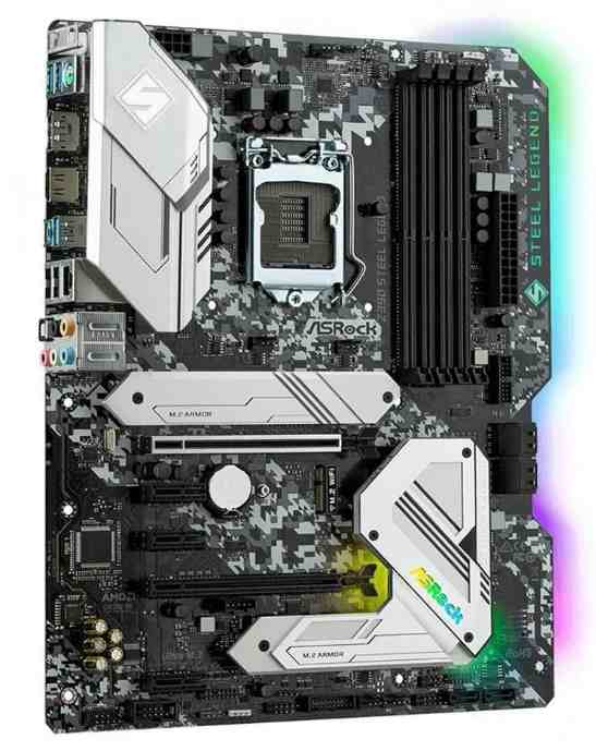 ASRock Z390 STEEL LEGEND LGA1151 DDR4 M.2 DDR4 ATX Motherboard 中古