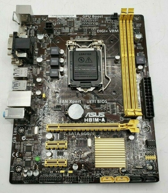ASUS H81M-A LGA 1150 DDR3 16GB USB2.0 USB3.0 desktop Motherboard 中古