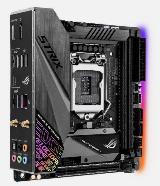 ASUS ROG STRIX Z390-I GAMING LGA1151 Intel Z390 Mini-ITX USB3.1 DDR4 Motherboard 中古