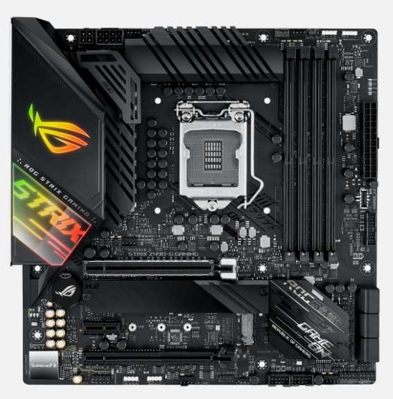 ASUS ROG STRIX Z490-G GAMING LGA 1200 Micro ATX Intel Motherboard 中古