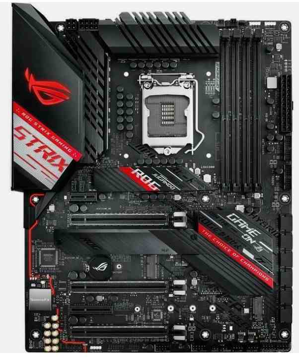 ASUS ROG STRIX Z490-H GAMING LGA1200 128G HDMI+DP ATX Motherboard 中古