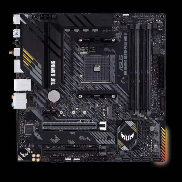 ASUS TUF GAMING B550M-PLUS WIFI II AMD AM4 (3rd Gen Ryzen) Micro ATX Motherboard 中古