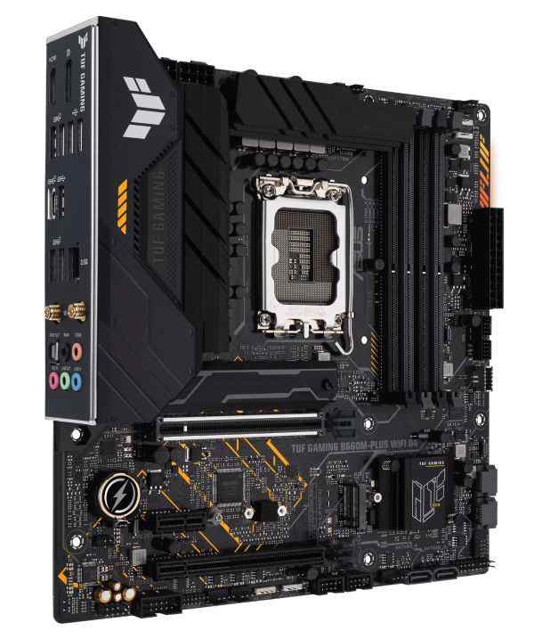 ASUS TUF GAMING B660M-PLUS WIFI D4 LGA 1700 (Intel 12th & 13th Gen) MicroATX Motherboard 中古