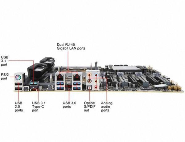 ASUS WS C621E SAGE LGA3647 DDR4 SATA3 M.2 U.2 ATX Intel Motherboard 中古_3