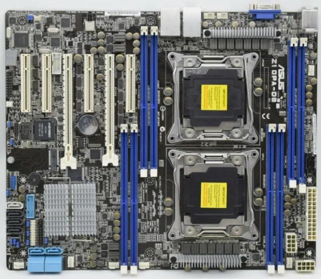 ASUS Z10PA-D8 Intel C612 LGA2011-3 DDR4 512GB SATA3 M.2 VGA ATX Motherboard 中古