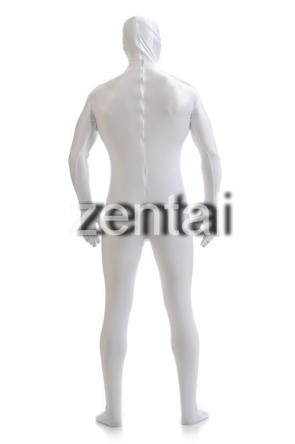 全身タイツ 白 男性女性兼用 Sサイズ ゼンタイ コスプレ ZENTAI