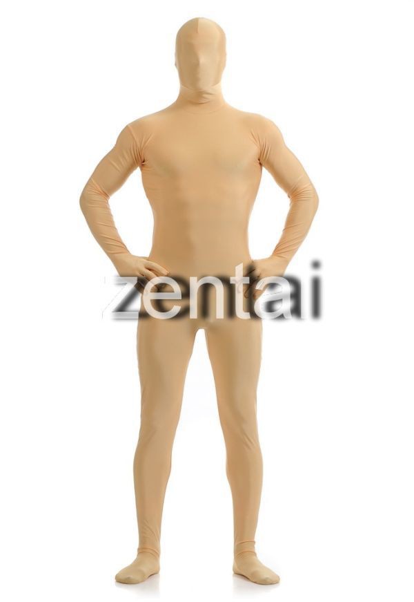 全身タイツ 超厚地 肌 男性女性兼用 Sサイズ ゼンタイ コスプレ ZENTAI