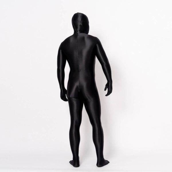 全身タイツ 超光沢 黒 男性女性兼用 XLサイズ ゼンタイ コスプレ