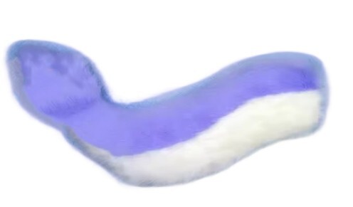 ファースーツ アクセサリー 尻尾 青紫 Dタイプ 飾りもの ケモノ しっぽ fursuit ぬいぐるみ コスプレ コスチューム