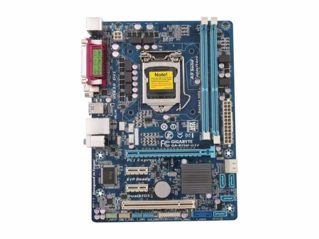 GIGABYTE GA-B75M-D3V LGA 1155 Intel B75 SATA 6Gb s