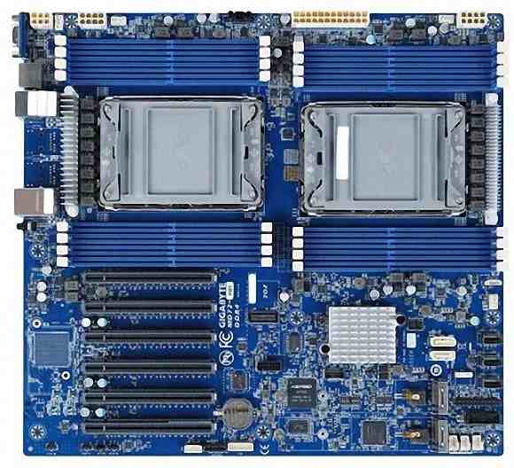 GIGABYTE MD72-HB1 Socket P+ Intel C621A SATA 6Gb/s LGA4189 DDR4-3200 VGA Extended ATX Server Motherboard 中古