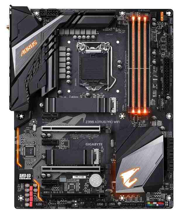 GIGABYTE Z390 AORUS PRO WIFI LGA 1151 300 Series Intel Z390 SATA 6Gb/s ATX Motherboard 中古