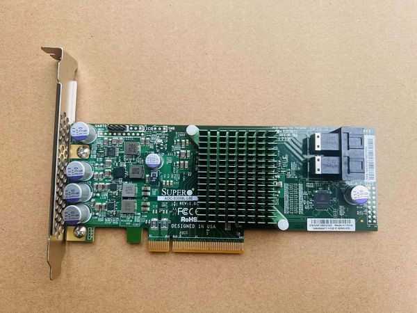 HBAカード Supermicro SAS AOC-S3008L-L8E 3008 ITモデル 12GB 中古の通販は 5,773円