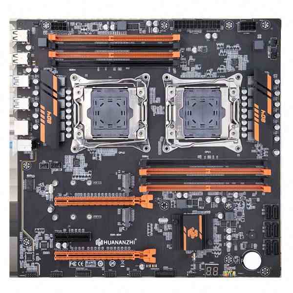 HUANANZHI X99-8D4 Intel Dual CPU X99 C612 LGA 2011-3 E5 v3 v4 DDR4 E-ATX Motherboard