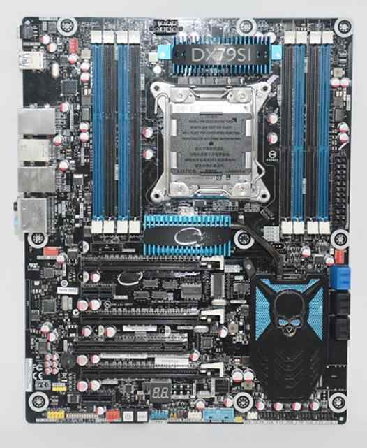 INTEL DX79SI X79 Support E5 I7 3960X LGA2011 Server Motherboard 中古