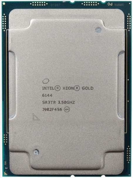 Intel Xeon Gold 6144 SR3MB 8C 3.5GHz 4.14.2GHz 24.75MB 150W LGA3647 DDR4-2666 中古