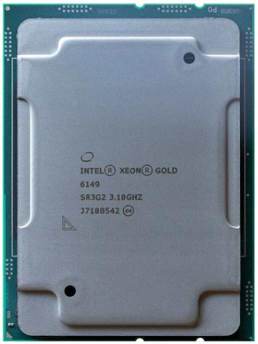 Intel Xeon Gold 6149 SR3G2 16C 3.1GHz 3.3/3.4GHz 22MB 205W LGA3647 DDR4-2666 中古