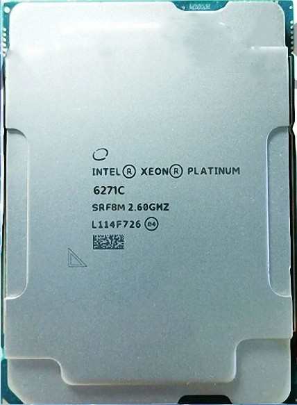 Intel Xeon Gold 6271C SRF8M 24C 2.6GHz LGA3647 205W Stronger Gold 6252 中古