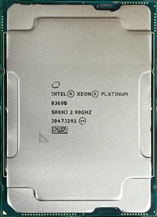 Intel Xeon Platinum 8369B SRKHJ 32C 2.9GHz 54MB 300W LGA4189 Same