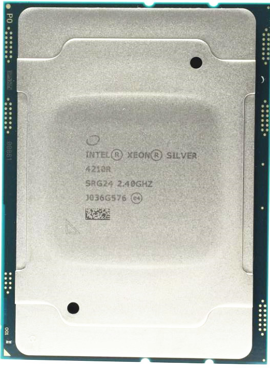 Intel Xeon Silver 4210R SRG24 10C 2.4GHz 3.2GHz 13.75MB 100W LGA3647 DDR4-2400 中古