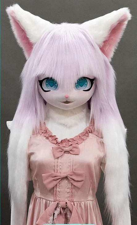 着ぐるみヘッド 猫 薄い紫 全頭ヘッド ケモノ マスク ファースーツ ぬいぐるみ コスプレ コスチュームの通販はau PAY マーケット -  パワーテクノロジーストア | au PAY マーケット－通販サイト