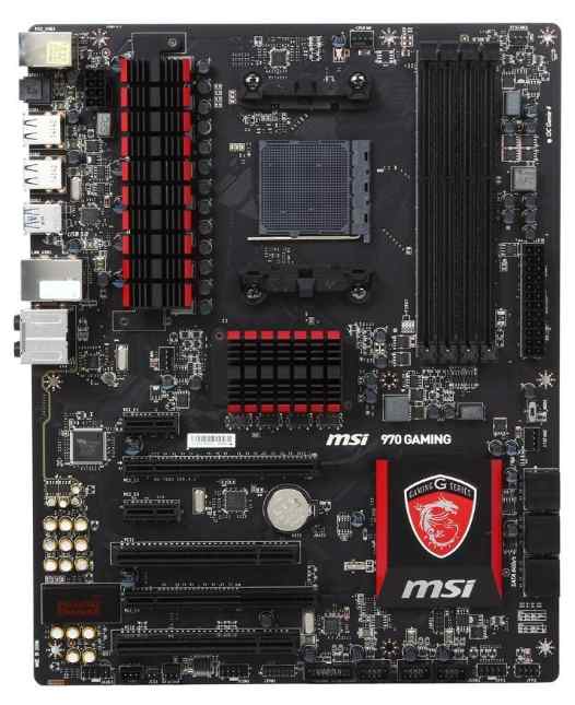 MSI 970 Gaming AM3+/AM3 AMD 970 and SB950 SATA 6Gb/s USB 3.0 ATX AMD Motherboard 中古